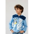 thumbnail image 3 of Bluey Big Boys Fleece Half Zip Hoodie Toddler to Big Kid, 3 of 5