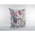 thumbnail image 3 of Hiding Peacock Indoor/Outdoor Pillow with Removable Cover in Burgundy on White20x20, 3 of 4