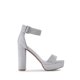 thumbnail image 3 of Sandalia DREAM PAIRS Orinthia Plateada con Brillo Tacón Alto Talla 9, 3 of 7