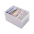 thumbnail image 4 of Vikakiooze 2022 Home Storage and Organization Jeans Clothing Separation Basket Dormitory Wardrobe Drawer Transparent Storage Household Fabric Storage, 4 of 6