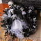 thumbnail image 2 of Guirnalda Malla Calavera para Novia Y Hecha A Mano Halloween Puerta Delantera Pared Habitación, 2 of 9