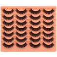 thumbnail image 2 of Pestañas postizas ALICROWN, pestañas cortas, aspecto natural, 14 pares, 2 of 9
