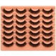 thumbnail image 2 of Pestañas postizas ALICROWN, pestañas cortas, aspecto natural, 14 pares, 2 of 9