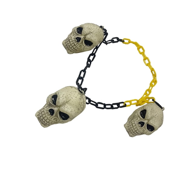 Toystoory Colgante de calavera de Halloween, suministros de fiesta interesantes multiusos, diseño de escena DIY, decoración colgante de esqueleto, Kits de decoración para fiestas Toystoory HA068758-00