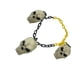thumbnail image 1 of Toystoory Colgante de calavera de Halloween, suministros de fiesta interesantes multiusos, diseño de escena DIY, decoración colgante de esqueleto, Kits de decoración para fiestas Toystoory HA068758-00, 1 of 6