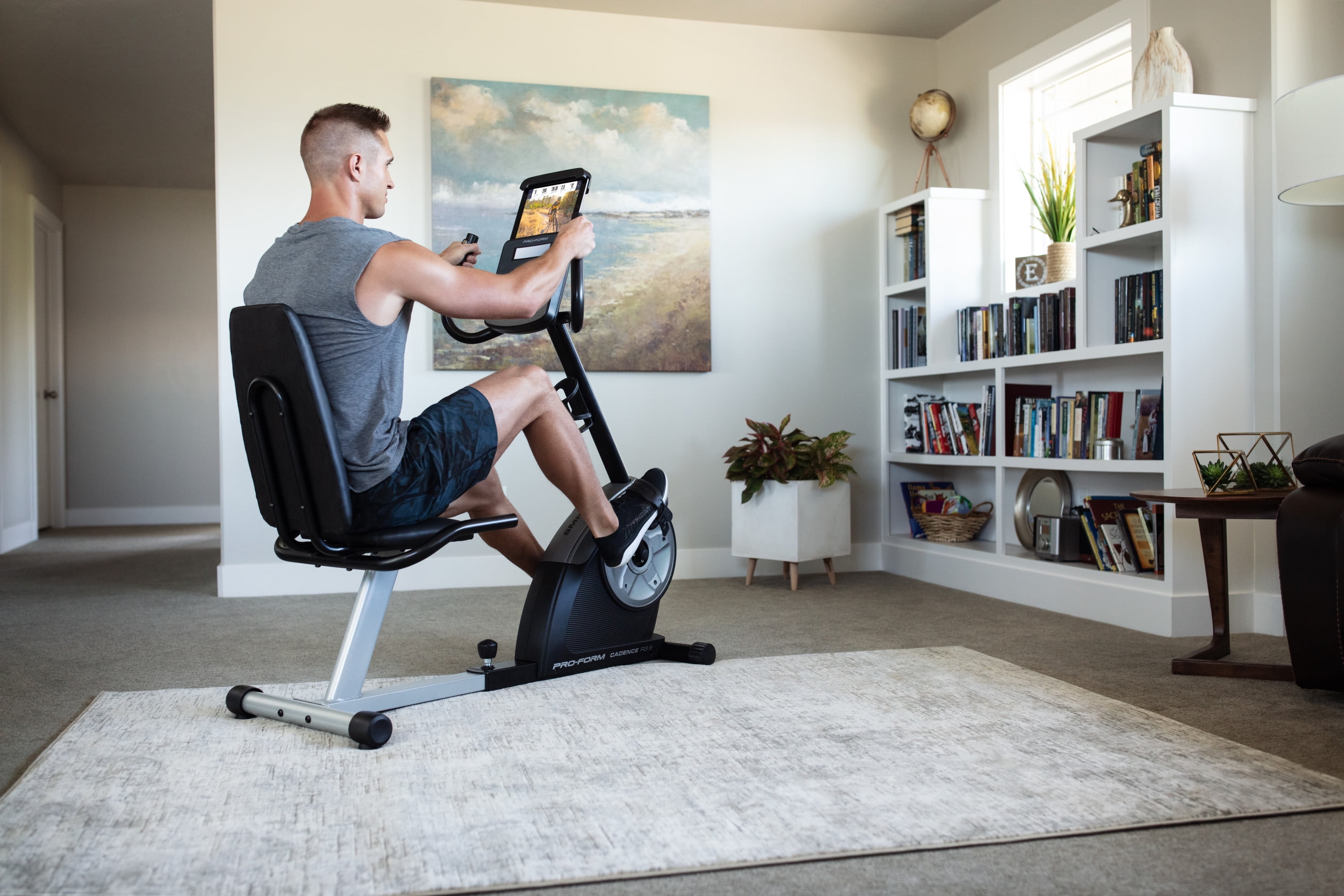 ProForm 440 ES Recumbent Exercise Bike With 25 Resistance, 49 OFF