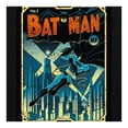 thumbnail image 4 of Playera de Batman para Hombre Oversize Negro Talla CH, 4 of 6