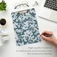 thumbnail image 5 of Coolnut Camouflage Clipboard, Acrylic Standard A4 Letter Size Clip Board with Low Profile Clip for Office, Classroom, Doctor, Nurse and Teacher, 12.5"x9", 5 of 7