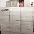 thumbnail image 3 of 36 Pairs Stackable Shoes Racks 12 Tiers White Shoe Rack Box Organizer Cabinet Storage, 3 of 13