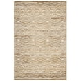 thumbnail image 2 of Modway Kennocha Rustic Vintage Abstract Waves 5x8 Area Rug in Tan and Cream, 2 of 7