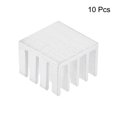 thumbnail image 3 of Unique Bargains 14x14x10mm Aluminum Heatsink Electronic Radiators for MOS IC Chip Silver Tone 10 Pack, 3 of 4