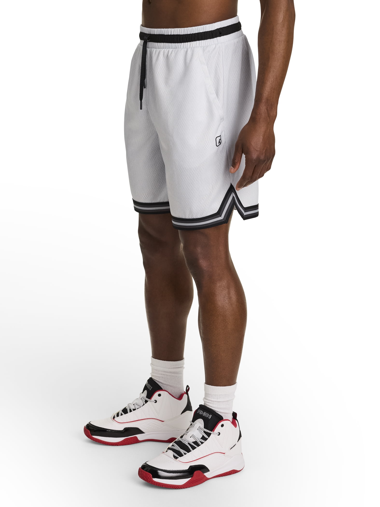 AND1 Men's and Big Men's Challenger Short, 8" inseam, Sizes XS-5XL