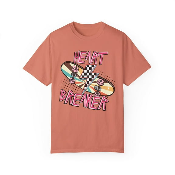 Skateboard Heart Breaker Comfort Colors Valentine Shirt