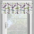 thumbnail image 4 of Ambesonne Abstract Valance & Curtain, Dragonflies Flowers, 55"x36", Pale Blue Purple, 4 of 7
