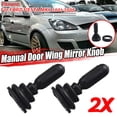 thumbnail image 2 of 2Pcs Manual Door Wing Mirror Knob Rocker Switch 1507431 6S61 17B718AA For Ford Fiesta MK6 2001-2006 Wing Mirror Adjuster Knob, 2 of 2