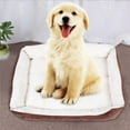 thumbnail image 3 of Tapis pour Chien Couleur Unie, Coussin en Coton PP Résistant, Tapis pour Animaux de Compagnie, Lit pour Chiot, 3 of 8