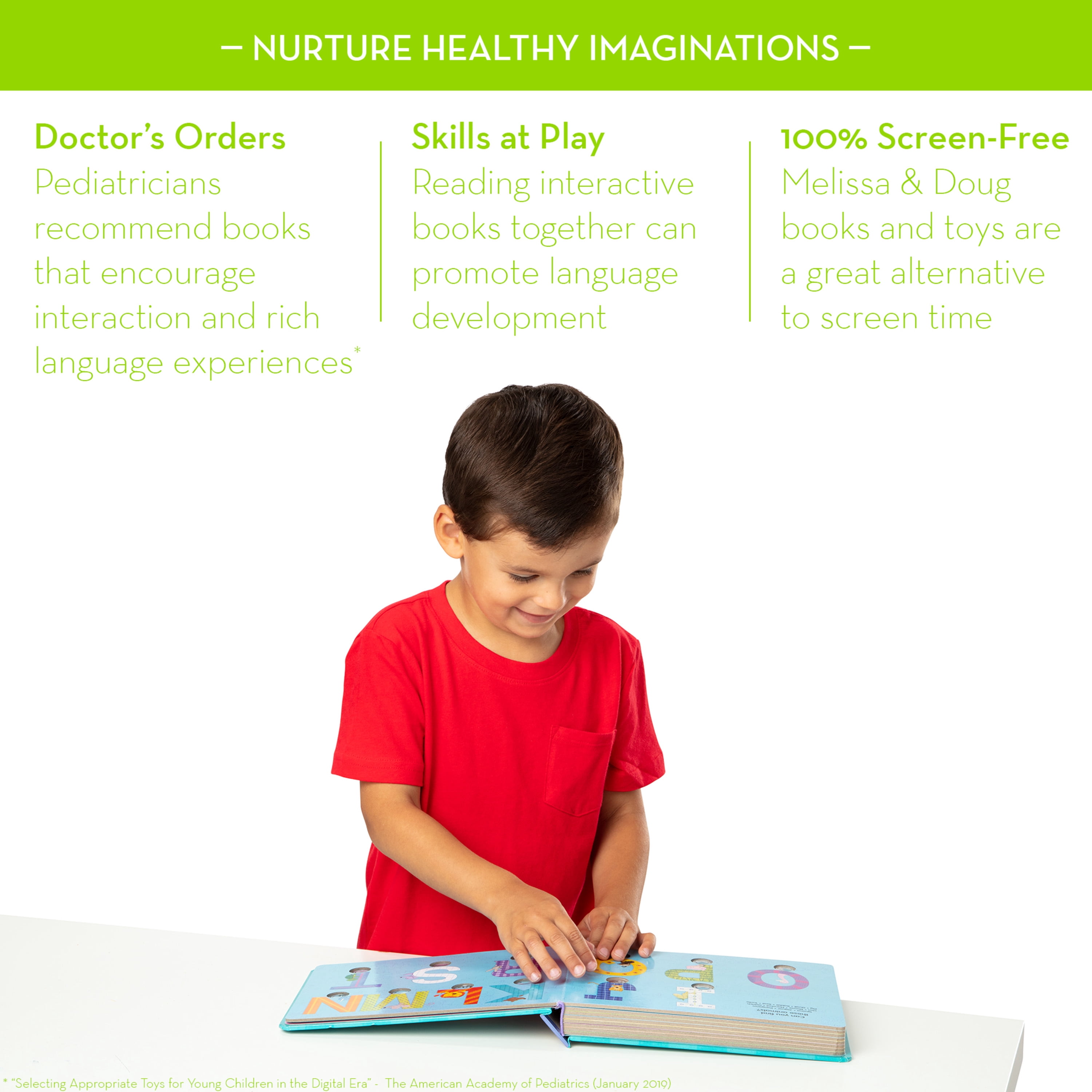 Melissa & Doug Children's Book - Poke-a-Dot: An Alphabet Eye Spy (Board Book with Buttons to Pop) - FSC Certified