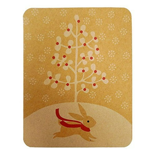 The Gift Wrap Company Recycled Boxed Holiday Cards, Hoppy Holiday