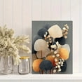 thumbnail image 2 of Abstract Boho Leaf Canvas Print, Minimalist Botanical Art, Mid Century Modern Neutral Wall Decor, 2 of 8