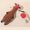 Brown, variant on Interactive Chew Toy for Aggressive Chewers Squeaky Puppy Teething Anxiety Tough Bulb Shape Glow Pet Entertainment Brown 23X6 cm