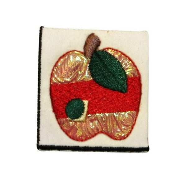 ID 1229A Craft Apple Patch Tree Fruit Symbol Emblem Embroidered Iron On Applique