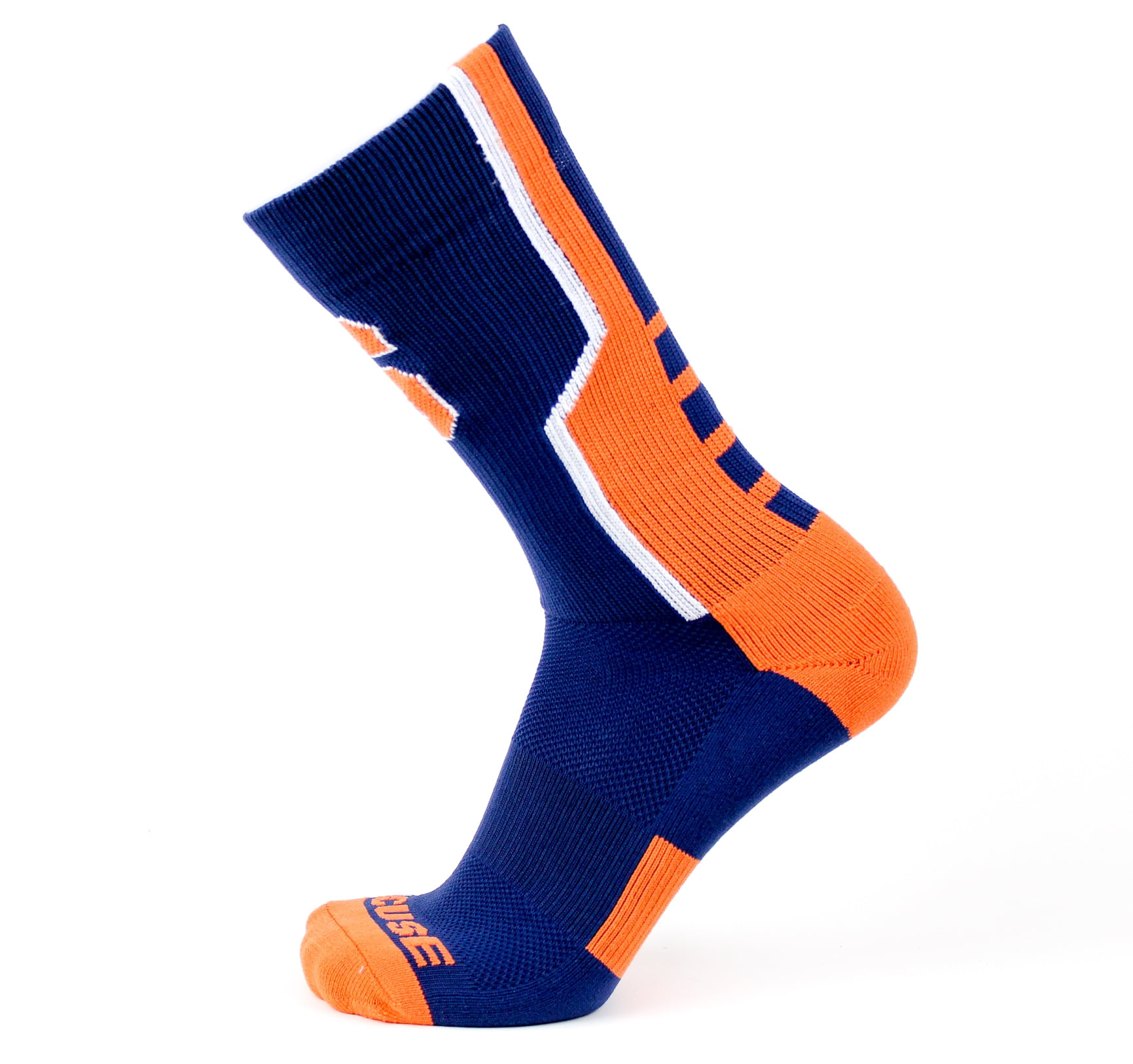 NCAA Syracuse Orange Blue Dress Socks 