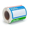 thumbnail image 5 of L LIKED 400 Stickers - Colors Plain Name tag Labels for Clothes with Perforated Line (Hello My Name is - 400 Labels), 5 of 6