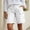White, variant on BUIGTTKLOP Cargo Shorts for Women High Waisted Casual Shorts Straight Wide Leg Loose Fitted Summer Shorts with Pockets