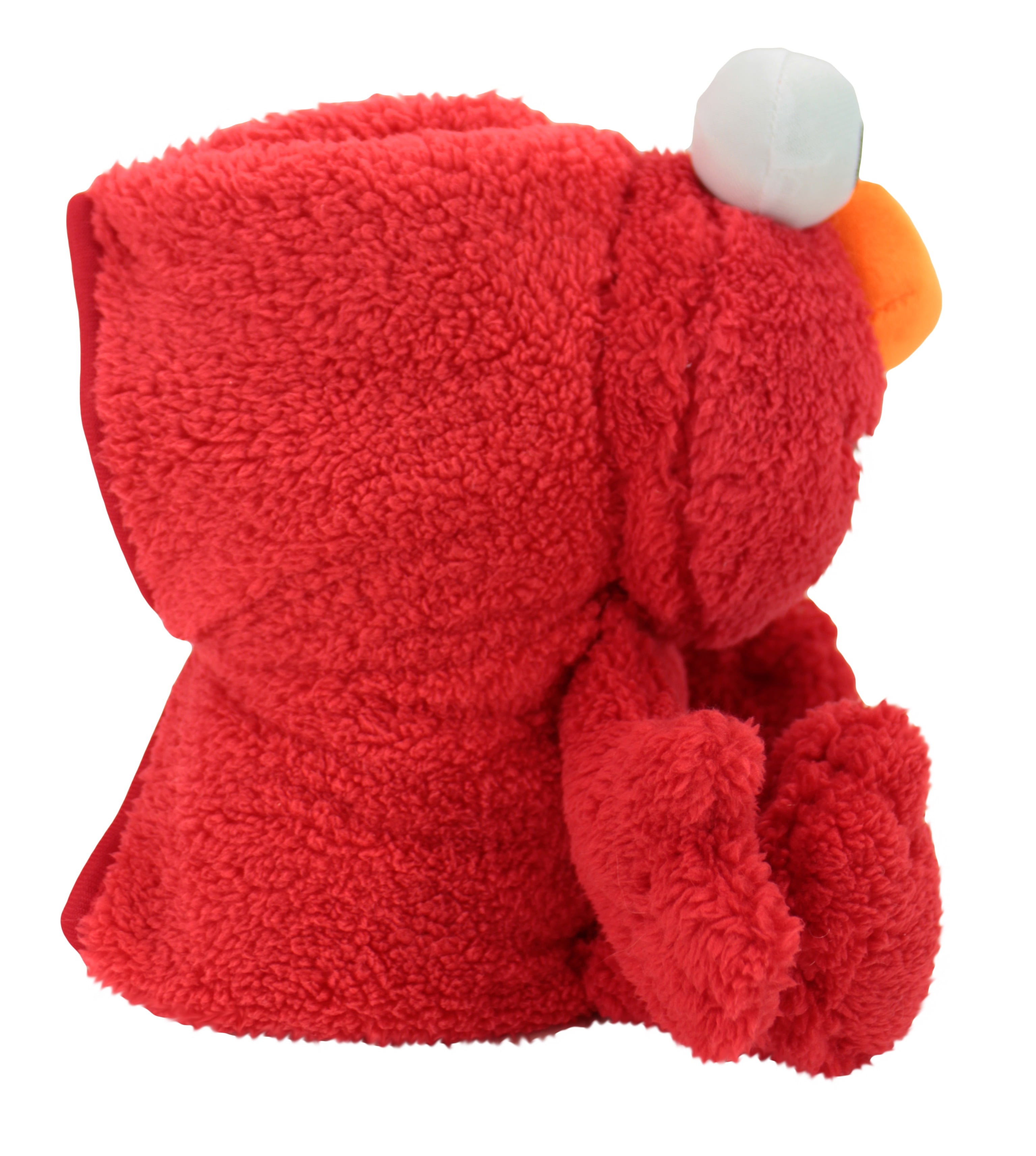 Sesame Street's Elmo My pet blankie Fleece Blankie | Soft & Cuddly Plush Elmo Blankie | 26" X 39" | By Animal Adventure