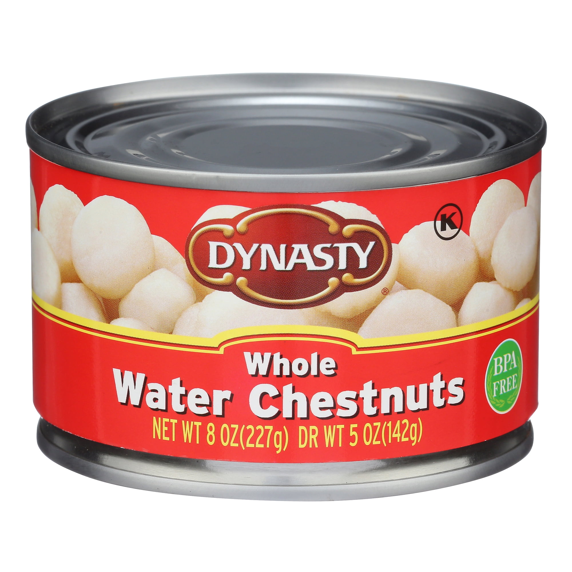 Dynasty Whole Water Chestnuts, 8 oz Can