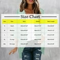 thumbnail image 3 of Women Summer Open Front Cardigan Top Print 3/4 Sleeve Tunic Top Lightweight Vintage T-Shirts Flowy Oversized Blouses Dressy Trendy Clothes, 3 of 5