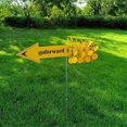 thumbnail image 3 of Molino de viento para jardín y patio, molino de viento de metal para decoración de jardín, idea de regalo para jardín, amarillo, amarillo, 3 of 5