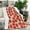 Red Strawberry Plants, variant on Black Strawberry Plants Fruit Blanket,Comfortable Soft Flannel Throw Blanket,All Season,Warm Lightweight Blankets for Sofa Bed Couch Living Room Chair,30"x40"(80x100cm)