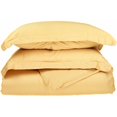 thumbnail image 1 of Microfiber Full/ Queen Duvet Cover Set Solid  Gold, 1 of 1