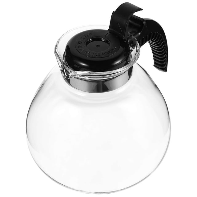 Coffee Pot Glass Percolator for Brewing Coffee Tea Elegant Stovetop Design