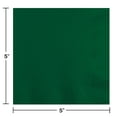 thumbnail image 2 of Club Pack of 1200 Hunter Green 2-Ply Disposable Beverage Napkins 5", 2 of 2
