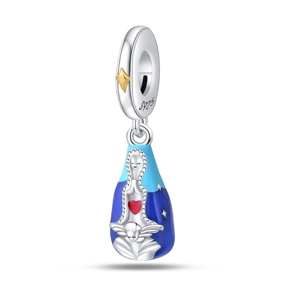 Virgin Mary Charm, Compatible with Most Bracelet, Charm for Bracelet