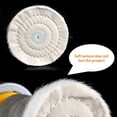 thumbnail image 3 of PENGXIANG 7Pcs Waffle Buffer Compound Waxing Polishing Wheel Tool Sponge Pad Drill Adapter Kit For Auto Car Polisher  Heavy Cut Pads  Woolen Pads  Waffle Pads, 3 of 6
