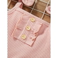 thumbnail image 5 of Zehjuhan Toddler Baby Girl Dress Sleeveless Strap Knit Dress Daisy Tutu Dresses Princess Sundress, 5 of 7