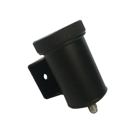 AN-4(4AN 7/16"x20) Single Aluminium Alloy Brake/Clutch Fluid Reservoir Pot Black