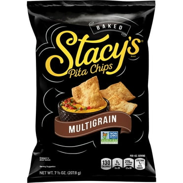 Stacy's Pita Chips Baked Multigrain Snack Chips, 7.33 oz Bag