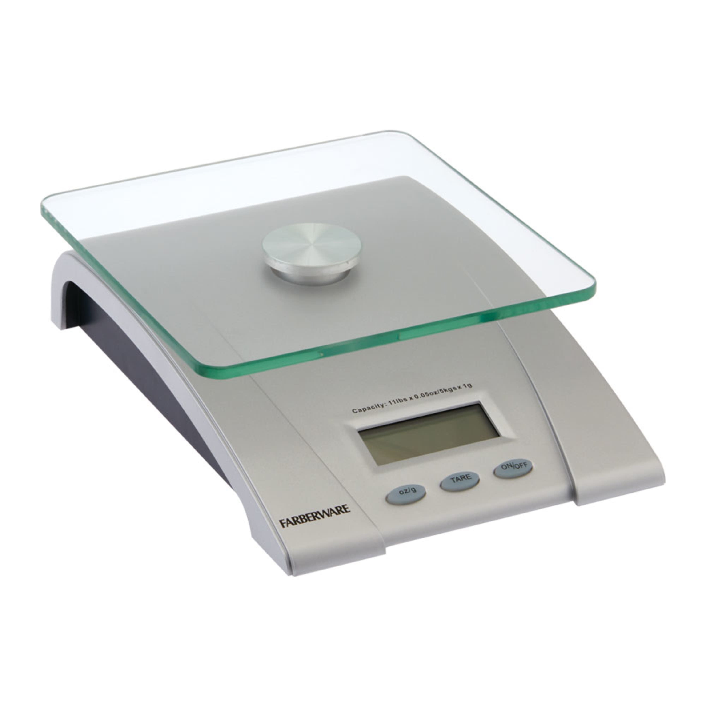 Farberware Professional Electronic Glass Top Kitchen Scale Walmart Com Walmart Com