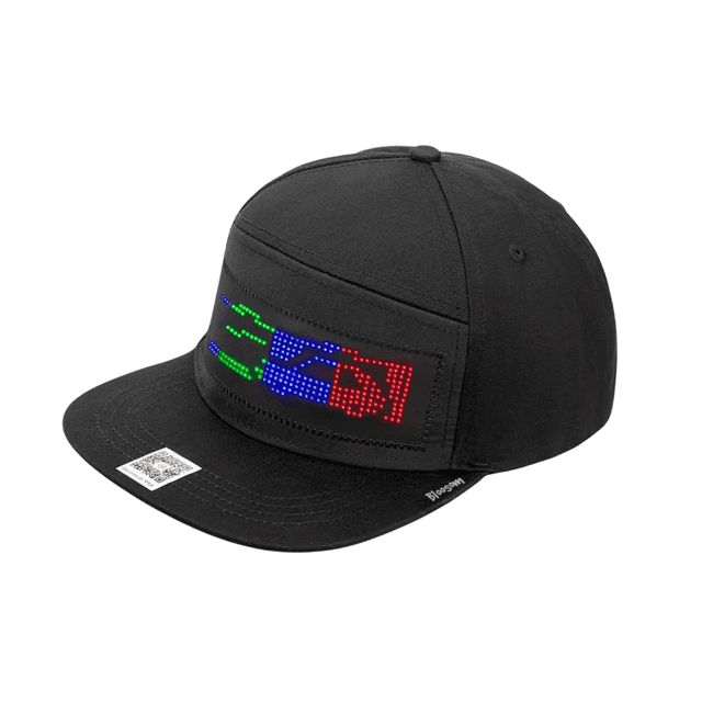 Gorra Bloosom De Desplazamiento Fuente De Pantalla Led Negro