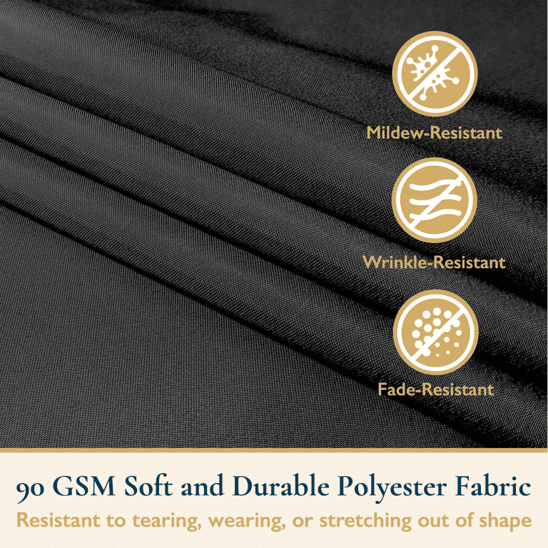 Water-Repellent Weighted Shower Curtain with Hooks photo 2