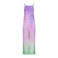 thumbnail image 6 of Lenpel Overalls for Women Loose Sleeveless Spaghetti Strap Tie Dye Wide Leg Jumpsuits Bib Casual Rompers with Pockets, 6 of 6