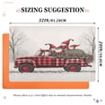 thumbnail image 3 of Ryvnso Gnomes on Truck Door Mats Outdoor Indoor Entrance Low Profile Floor Rugs 32"x20" Carpet, 3 of 8