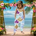 thumbnail image 5 of MIASHUI Toddler Girls Romper Summer Clothes Sleeveless Spaghetti Strap Jumpsuit with Pockets,Multicolour,12-24 Months, 5 of 5
