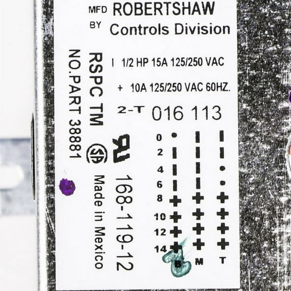 38881P Speed Queen Timer OEM 38881P