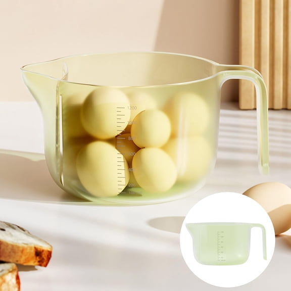 Multifunction Kitchen Measuring Cup for Eggs and Liquids with Removable Large Capacity Mixing and Washing Bowl