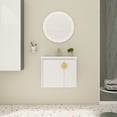 thumbnail image 6 of Wall-Mounted 24-Inch Vanity with Wave Plate and Soft-Close Function - Provide a Distinctive Look for Your Bathroom, 6 of 6